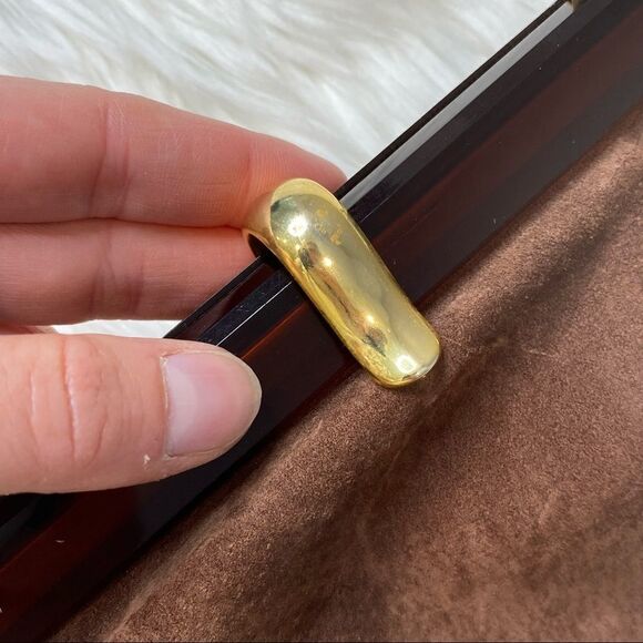 VINTAGE Italy Tortoise Shell Leather bag Purse - Picture 10 of 11